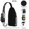 thumbnail image 4 of Mystical Gothic Sling Backpack with Celestial Moon & Star Art, Lightweight Crossbody Daypack for Travel, Adjustable Strap, Multiple Compartments for Daily Commuting & Outdoor Activities, 4 of 6