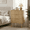 Beige, variant on Flictozena 24" Wide Fluted Nightstand, Bedside Table with Drawers, Modern 3 Drawer Dresser, 31" Tall Night Stand-End Table for Bedroom, Black