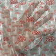 thumbnail image 3 of Cartoon Tulle Curtains with Rod Pocket, Poisonous Amanita Mushroom Pattern with Foliage and Berry Silhouettes, Sheer Drape for Wedding Party 2 Panels, 7 Sizes, Pale Sage Green White, by Ambesonne, 3 of 3
