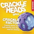 thumbnail image 6 of JW Pet Crackle Heads Crackle Ball Dog Toy, MD, Colors May Vary, 6 of 7