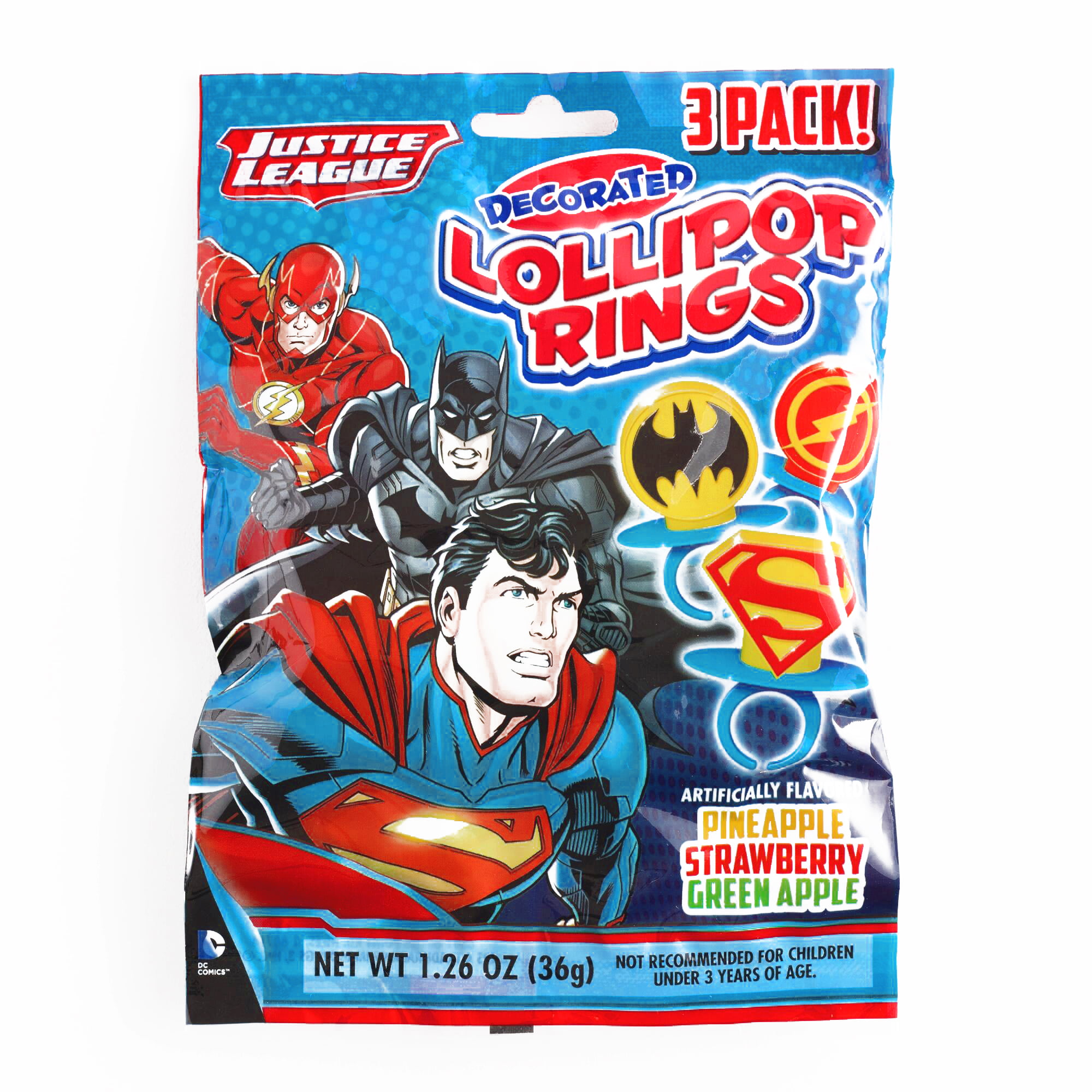 Dc comics originals Superman coin bank  milky candy lolly pops buy 1 get 1 free 