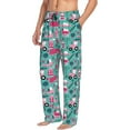thumbnail image 3 of Kdxio Excavator Print Men's Sleep Pajama Pant Lounge Pants with Pockets, 3 of 8