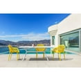 thumbnail image 2 of Compamia Air XL Patio Dining Arm Chair in Yellow, 2 of 8