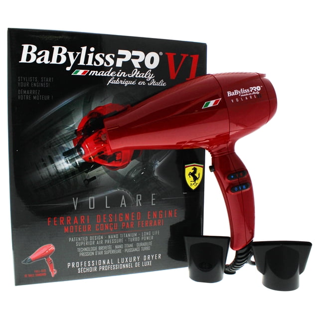 BaByliss PRO Volare Ferrari Designed Engine Professional Hair dryer