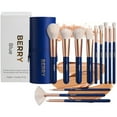 thumbnail image 1 of Set de brochas de maquillaje BERRY Blue Premium de 12 piezas sintéticas, 1 of 9