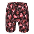 thumbnail image 3 of Fotbe Ladybugs and Red Hearts Trajes de Baño Estampados para Hombre, Shorts de Verano de Secado Rápido, Ropa de Playa, Bañadores-Large, 3 of 6