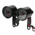 thumbnail image 3 of Velocímetro, odómetro y tacómetro con retroiluminación LED de 12 V, 0-160 km/h y 13&nbsp;000 rpm, universal para motocicletas., 3 of 14