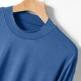thumbnail image 7 of Bovxnpu Men Pajamas Sets Long Sleeve Pant Sleepwear Cotton Crew Neck Long Sleeve 2-Piece Warm Comfortable Sleepwear, 7 of 7