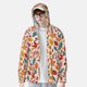 thumbnail image 2 of Fotbe Colorful Maple Leaves Chaqueta con Protección Solar UPF 50+ para Hombre y Mujer, Camisa con Capucha y Bolsillos-X-Large, 2 of 7