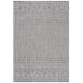 thumbnail image 2 of SAFAVIEH Courtyard Evander Geometric Indoor/Outdoor Area Rug, Gray/Black, 5'3" x 7'7", 2 of 12
