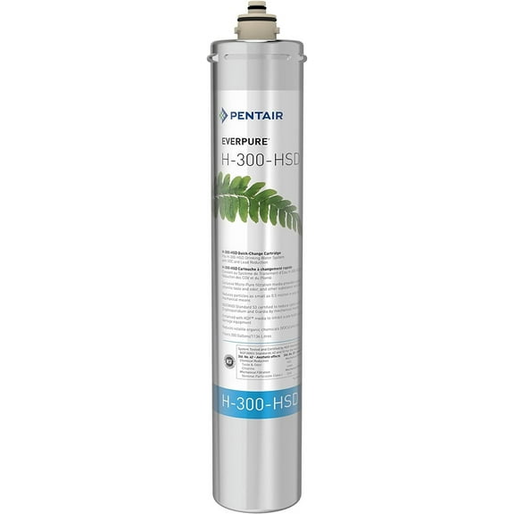 Pentair Everpure H-300-HSD EV927075 Undersink Water Filter Replacement Cartridge