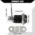 thumbnail image 5 of Unique Bargains 3 Set 7/8 Inch RV Campervan Lock Set with 6 Keys RV Storage Door Locks for File Cabinet Toolbox Black, 5 of 7