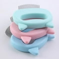 Cat Comb Pet Short Hair Removal Massaging Soft Deshedding Brush Pet