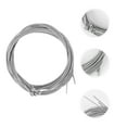 thumbnail image 4 of 5pcs Steel Strings for 5 String Bass Guitar Silver Replacement Set, 4 of 8