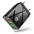thumbnail image 1 of USB Wall Charger QC3.0 Wall Charger USB Power Adapter 3 Port USB Power Plug Wall Charger, 1 of 5