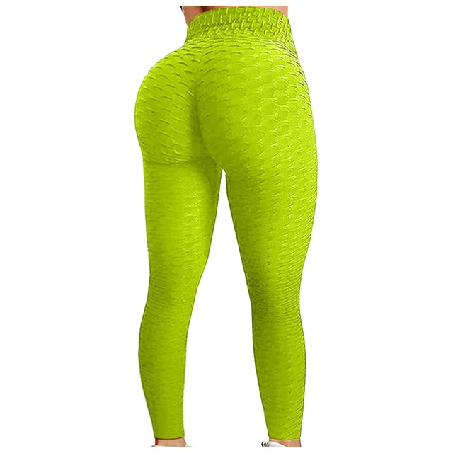 Pntutb Mujer Bubble Hip Lifting Ejercicio Fitness Correr Pantalones de yoga de cintura alta Pntutb Pntutb-7353
