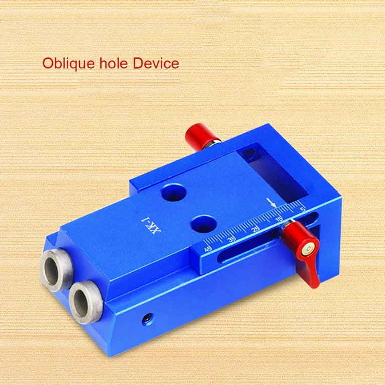 New Mini Pocket Hole Jig Kit Wooden Link System 3 Step Drill Bit