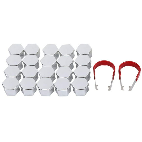 Pour Écrou de Roue Audi Capuchon-Acouto Écrou de Crampons Couvercles, 20pcs Roue Écrou Boulon Couvercle de Vis Pneu Protecteur Décor