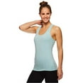 thumbnail image 2 of Reebok Débardeur Ajusté à Dos Nageur pour Femmes, Vert, Très Petit, 2 of 5