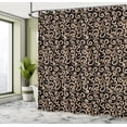thumbnail image 4 of Ambesonne Vintage Shower Curtain, Baroque Victorian Antique, 69"Wx70"L, Dark Forest, 4 of 4
