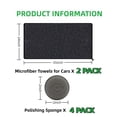 thumbnail image 5 of Microfiber Cleaning Cloths Car Drying Towel for Cars-3psc(16"X24"), Ultra Absorbent Quick Drying Vehicle Cleaning Cloth,No Scratch/Spot/Streak Cleaning Rags for Car 600GSM Towel Kit (2), 5 of 7