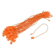 Uxcell Hang Tag String Snap Lock Price Tag Fastener Ties orange 7 inch 1000pcs