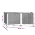 thumbnail image 4 of vidaXL Raised Bed 80x40x38 cm Polypropylene, 4 of 4