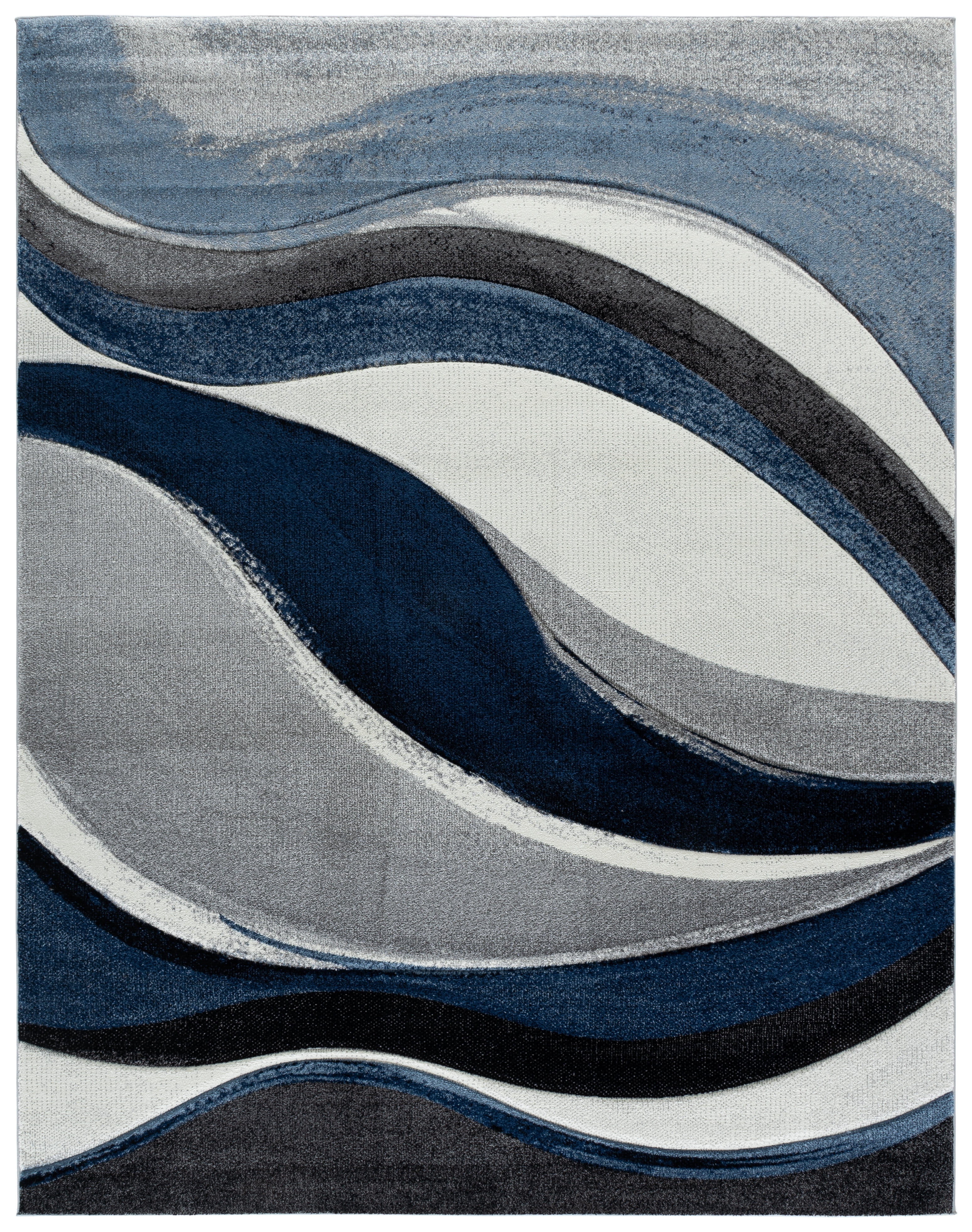 Safavieh Hollywood Dalton Abstract Area Rug, Gray/Blue, 10'6" x 14'