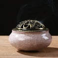 thumbnail image 4 of Ceramic Incense Burner with Incense Stick Holder + Insulation use for Stick or Coil Incense, Sage Cones and Frankincense, 4 of 6