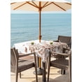 thumbnail image 2 of Outdoor Tablecloth with Umbrella Hole and Zipper, Spring Floral Square Table Cloth 54x54 Inch Waterproof Tablecloth, Watercolor Elegant Pastoral Flowers Picnic Table Cover for Patio Camping, 2 of 7
