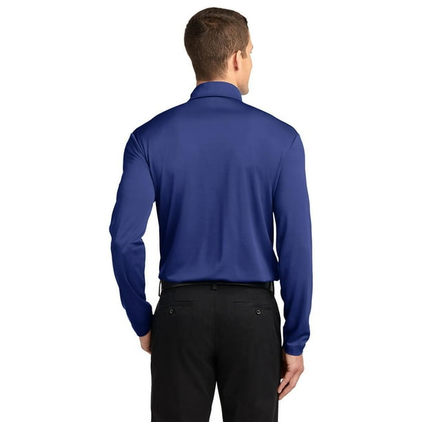 Port Authority Silk Touch™ Performance Long Sleeve Polo