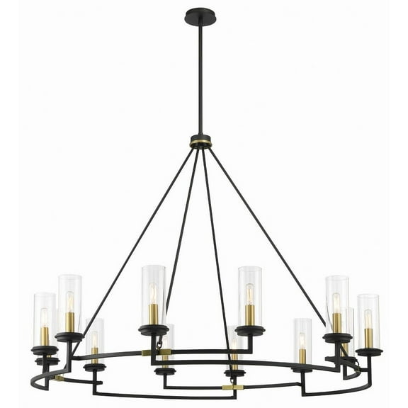 Minka Lavery - Hillstone - 12 Light Chandelier-38.13 Inches Tall and 50.25