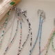 thumbnail image 4 of Nvzi Gargantilla de cuentas de semillas de arcoíris, collar de cuentas de vidrio de colores, collar de cuentas de arroz, collar hecho a mano, gargantilla de playa, cadena de joyería estilo I, 4 of 5