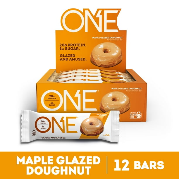 ONE Protein Bar, Maple Glazed Doughnut, 20g Protein, 12 count