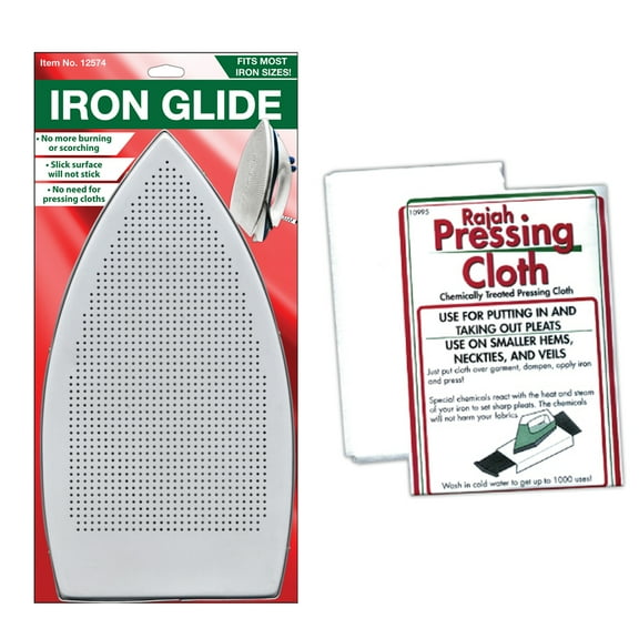 Rajah Pressing Cloth & Iron Glide Bundle