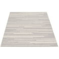 thumbnail image 3 of eCarpetGallery Modern Living Room Area Rug, 5'3" x 7'3", Silver-Cream, Fika, 3 of 9