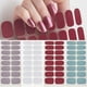 thumbnail image 4 of Pegatinas de uñas de oro rosa, cobertura completa, parche adhesivo para uñas, efecto espejo florístico, tiras de esmalte de uñas, prensa DIY en manicura artística, 4 of 7