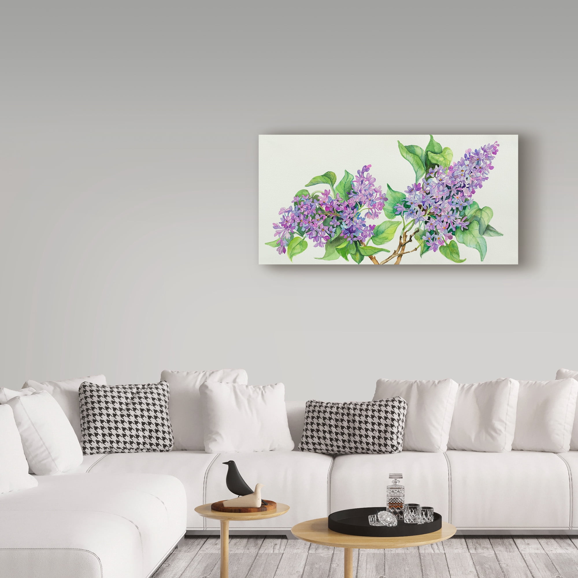 Trademark Fine Art 'Lilac Sprigs' Canvas Art by Joanne Porter