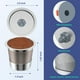 thumbnail image 2 of Filtro de café reutilizable de acero inoxidable para Keurig 1.0 y 2.0, 2 of 7