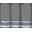 Grey, variant on PowerSellerUSA Dakota Double White Bands Window Kitchen Valance, 58W x 14L inches Curtains Valance with Tab Top Holding, Polyester Material Short Window Curtain Valance for Kitchen Decor, Grey