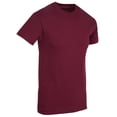 thumbnail image 2 of SOCKS'NBULK 3 Pack Men's Solid Colors Cotton T-Shirts Short Sleeve Lightweight Tees, Bulk (X-Large, Maroon, x_l), 2 of 5