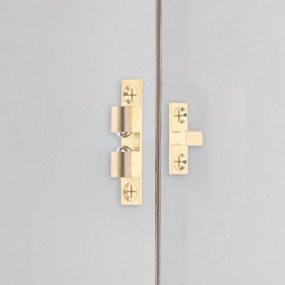 FESTFENDS 4Ud Latches De Bola Para Puerta De Ajustables Para Gabinetes Y Armarios Dorados