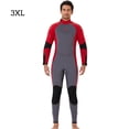 thumbnail image 3 of Traje de traje de traje completo Traje mojado para hombres y mujeres Actividades deportivas de agua de una pieza en agua fría para snorkeling Surfing Spearfishing Man / Red 3XL Advancent OD017131-30, 3 of 7