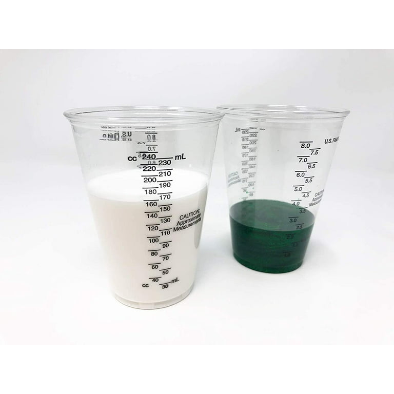 Epoxy Resin Mixing Cups, 38PCS 50ml Plastic Measuring Cups for Resin,  LEOBRO Clear Liquid Measuring Cups Pouring Cups for Resin