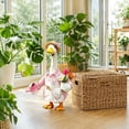 thumbnail image 5 of 23 Inch Porch Goose Outfit Set Fabric Garden Patio Decoration Seasonal Yard Ornament for Outdoor Courtyard Display, 5 of 6