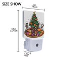 thumbnail image 4 of Yayeee LED Plug in Night Light for The Home with Auto Dusk to Dawn Light Sensors, 2 Pack, Green Halloween Christmas Trees, 4 of 6
