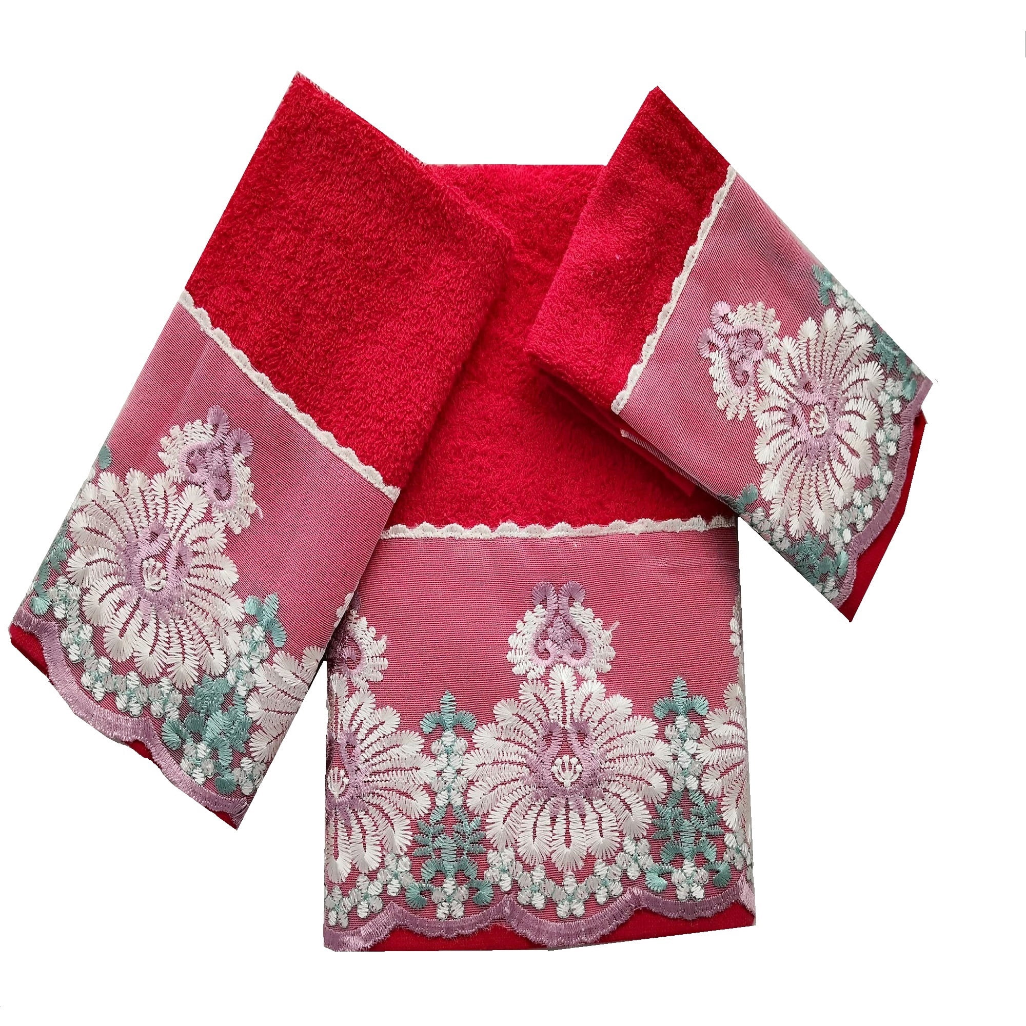 Decorative 3Pc Towel Set Daisy Flower Lace Walmart decorative-3pc-towel-set-daisy-flower-lace-walmart