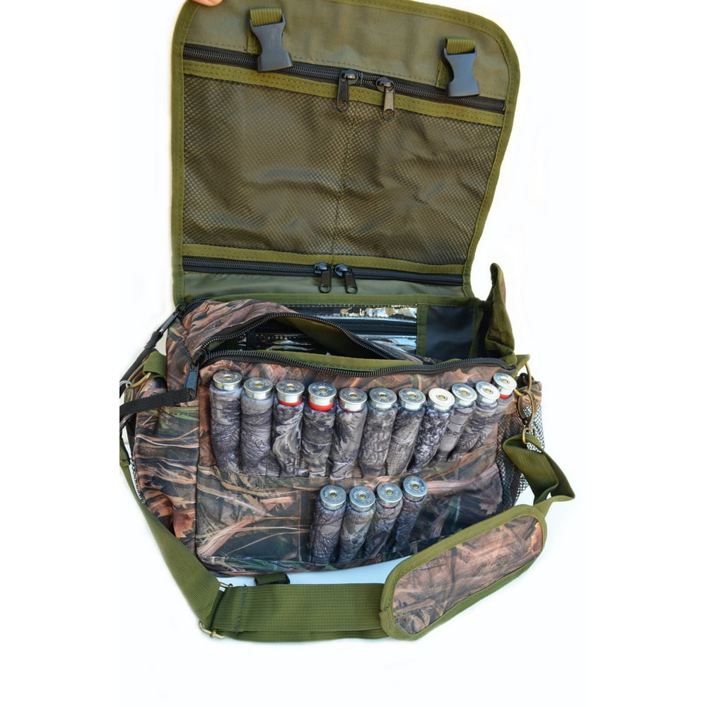 Hunting Shotgun Shell Carrier Range Shooting Bag Sachel Real Camouflage
