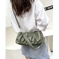 thumbnail image 3 of Kukuzhu Quilted Shoulder Bag Tote Bag Women Leather Pleated Hobo Bag Chic Soft Handbag Purse, 3 of 7