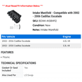 thumbnail image 2 of Intake Manifold - Compatible with 2002 - 2006 Cadillac Escalade 2003 2004 2005, 2 of 2